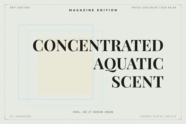 concentrated aquatic scent